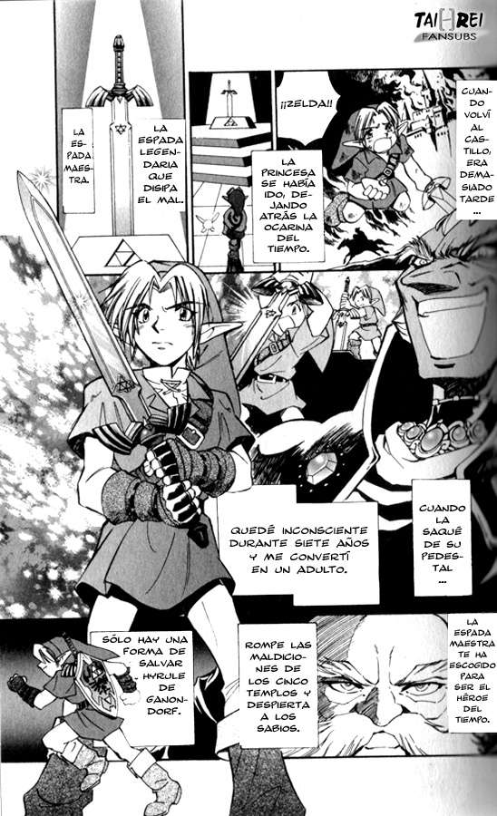 Read The legend of zelda - Ocarina of time ES Manga Online