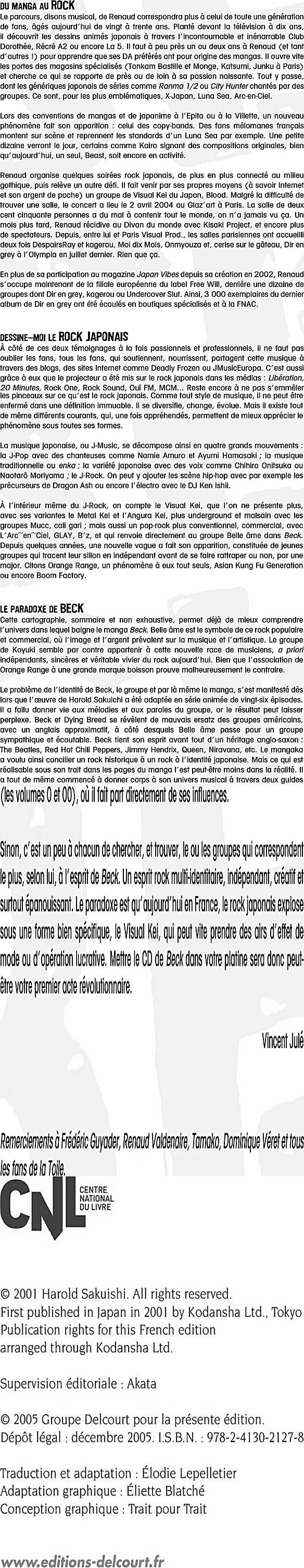 Read Beck fr Manga Online