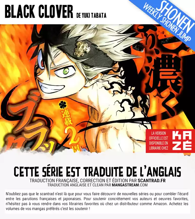 Read Black Clover FR Manga Online