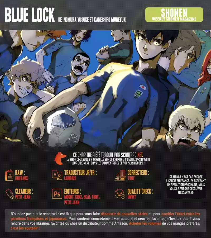 Read Blue Lock FR Manga Online