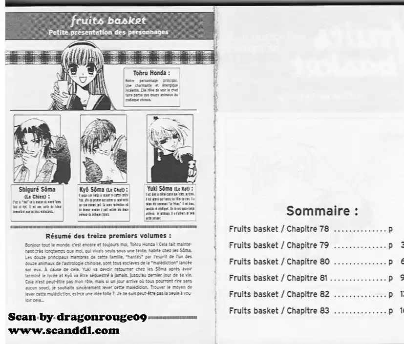 Read Fruits Basket FR Manga Online