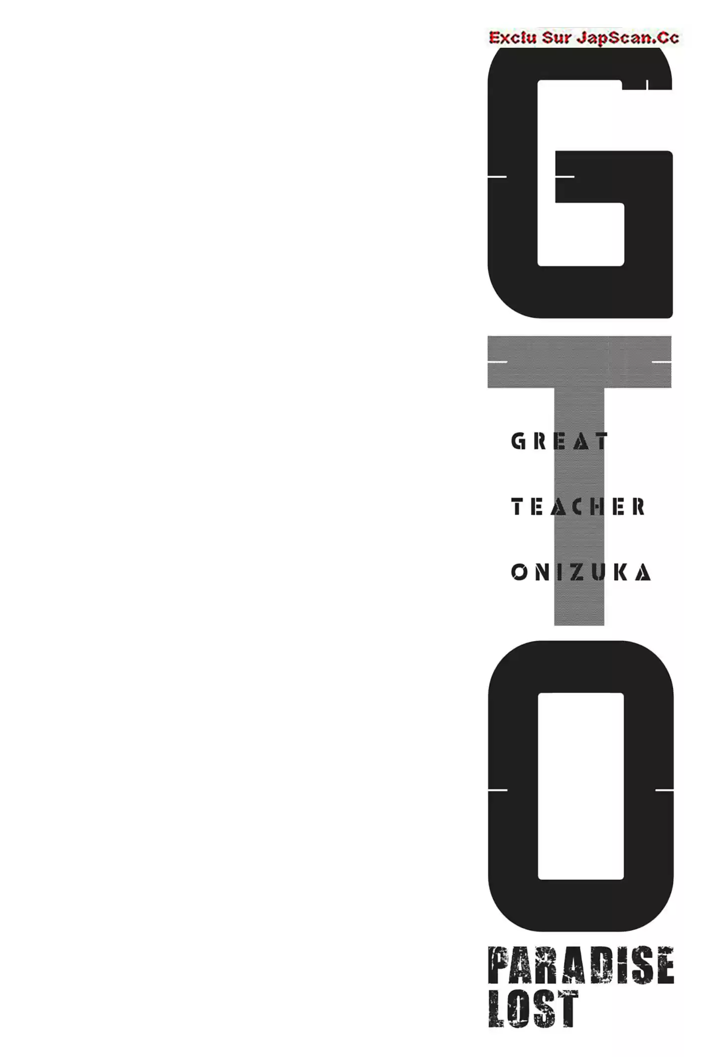Read GTO Paradise Lost FR Manga Online