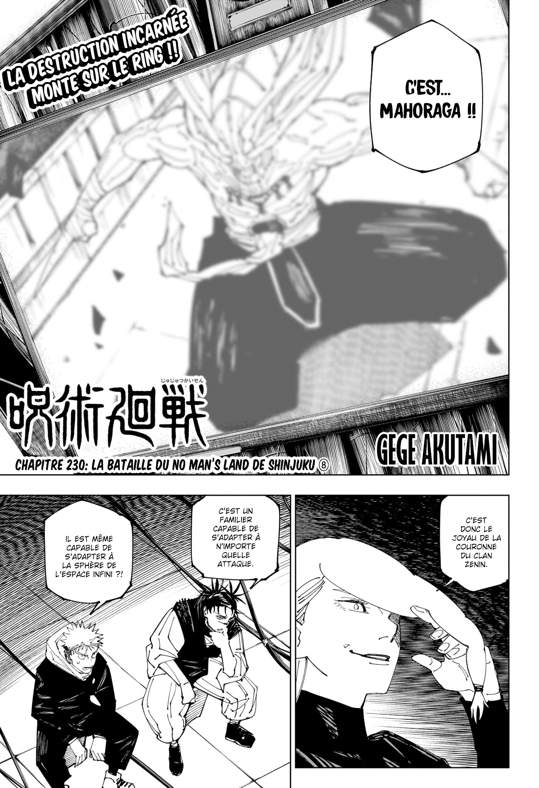 Read Jujutsu Kaisen FR Manga Online