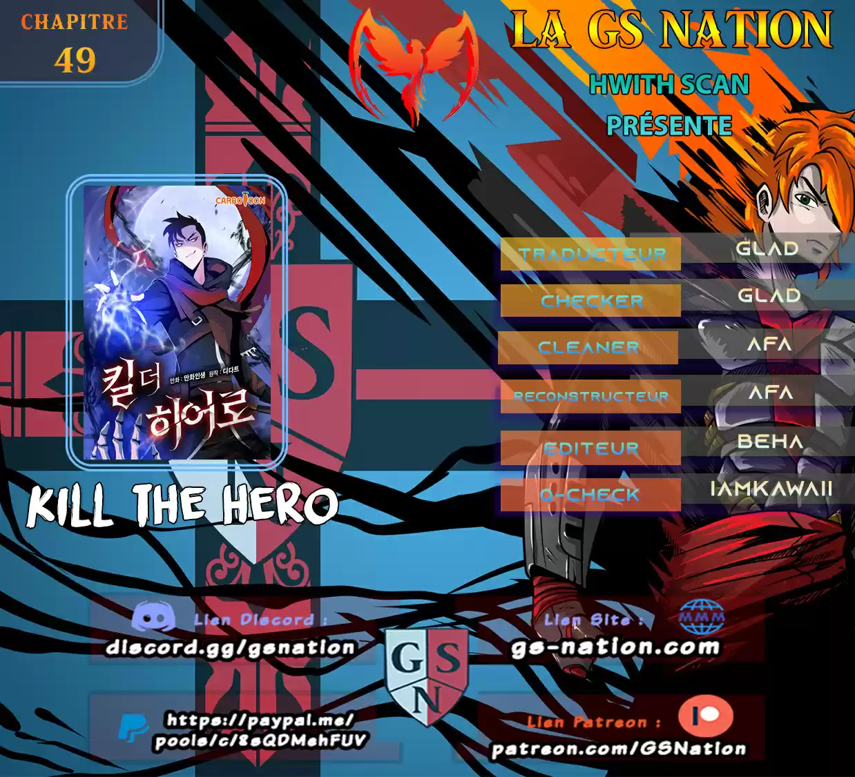 Read Kill the Hero FR Manga Online