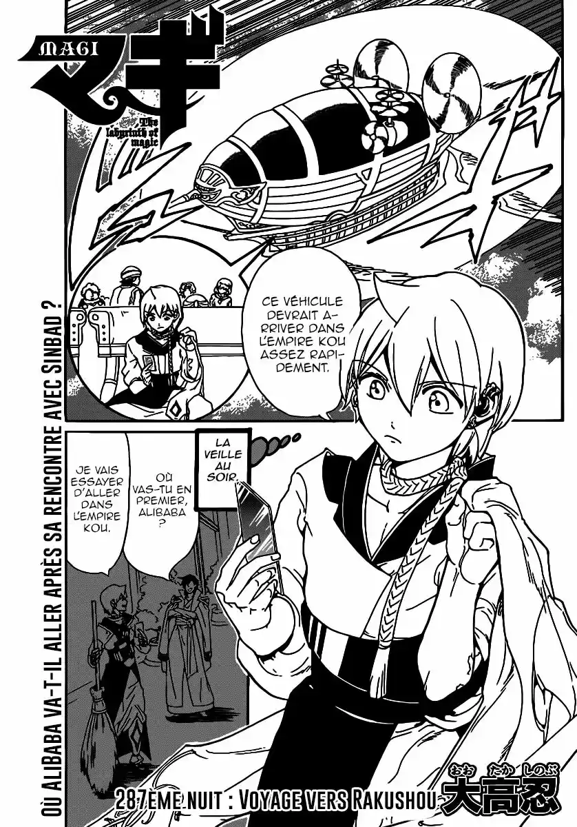 Read Magi The Labyrinth of Magic FR Manga Online