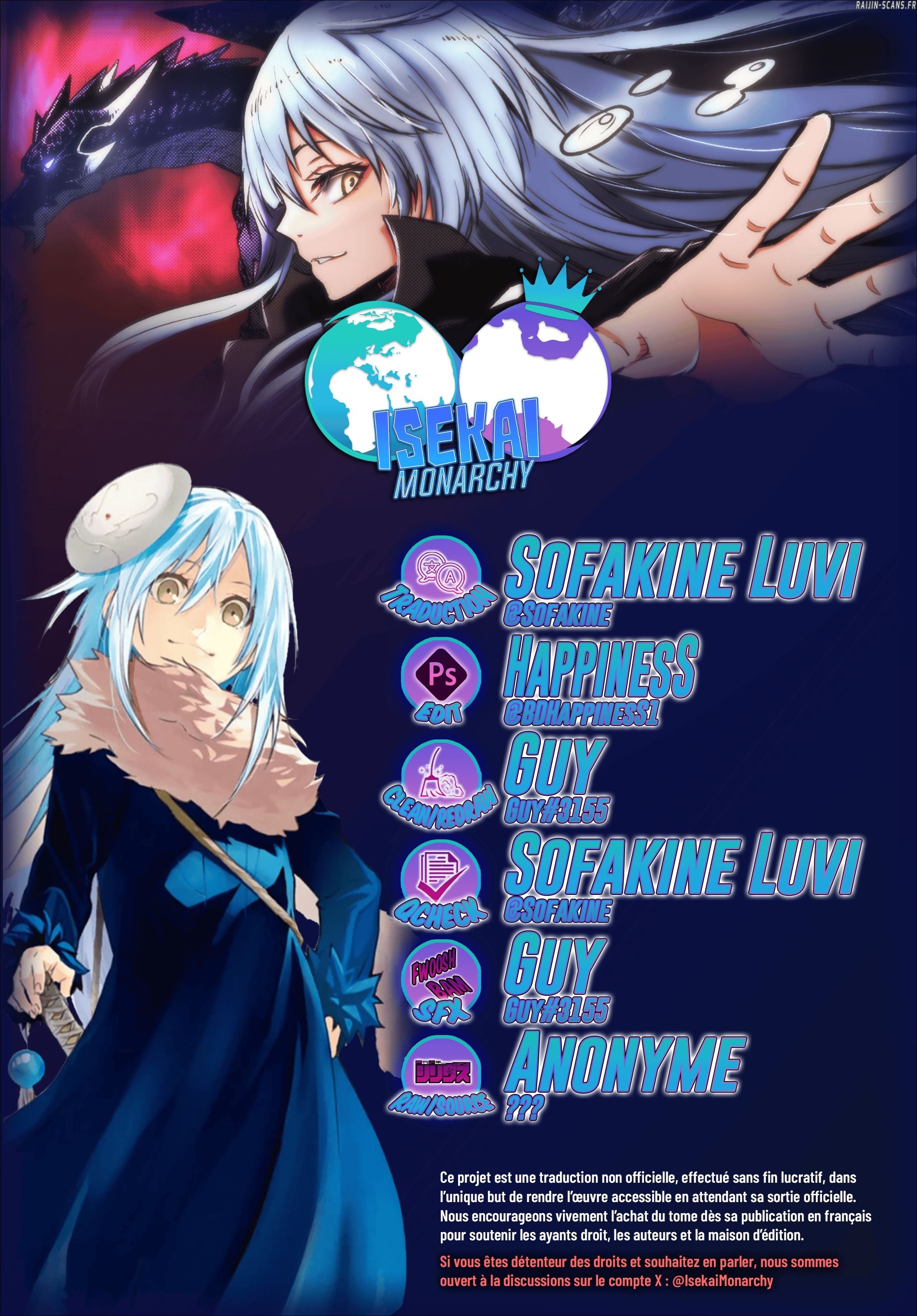 Read That Time I Got Reincarnated as a Slime FR Manga Online