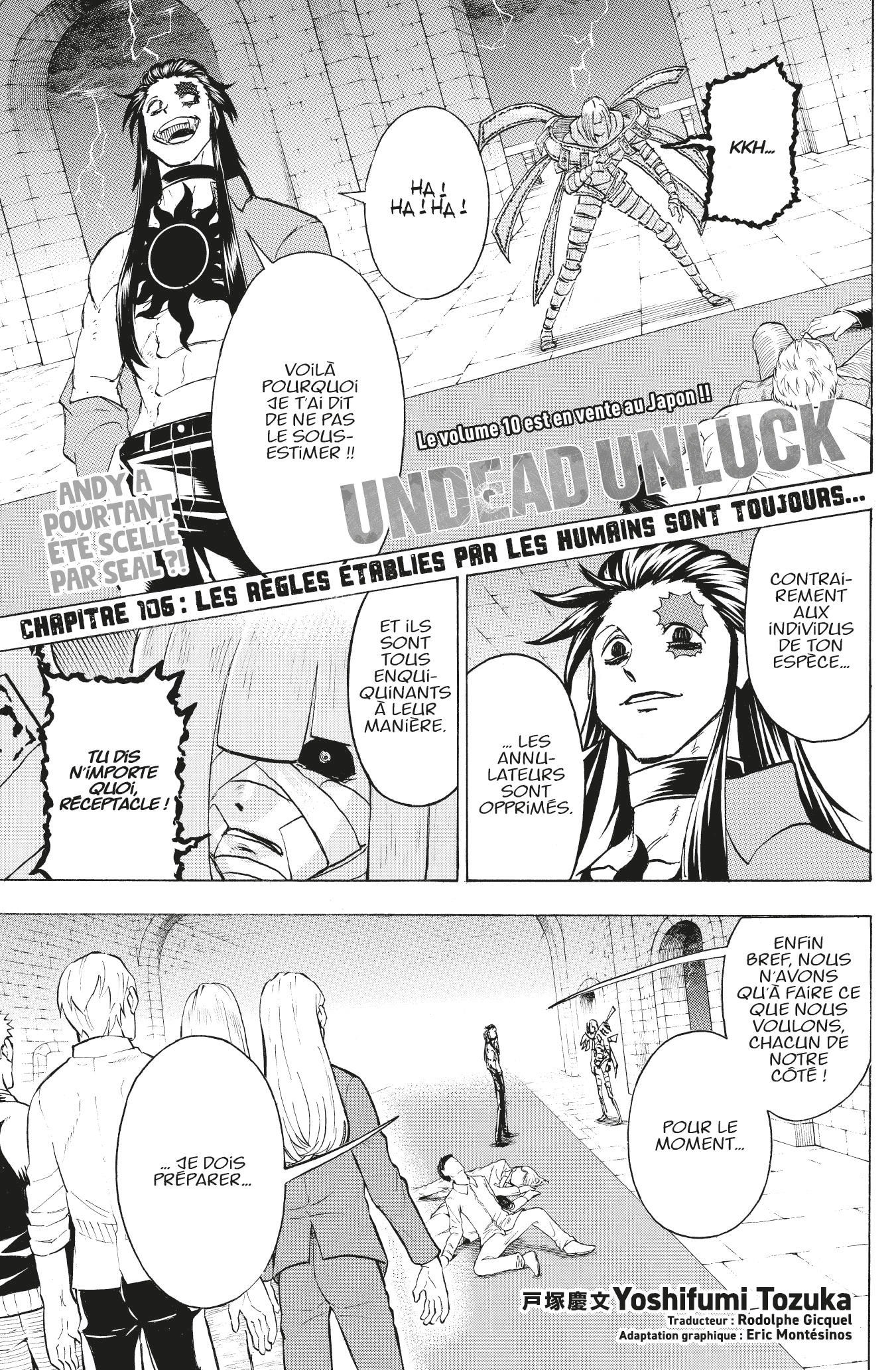 Read Undead Unluck FR Manga Online
