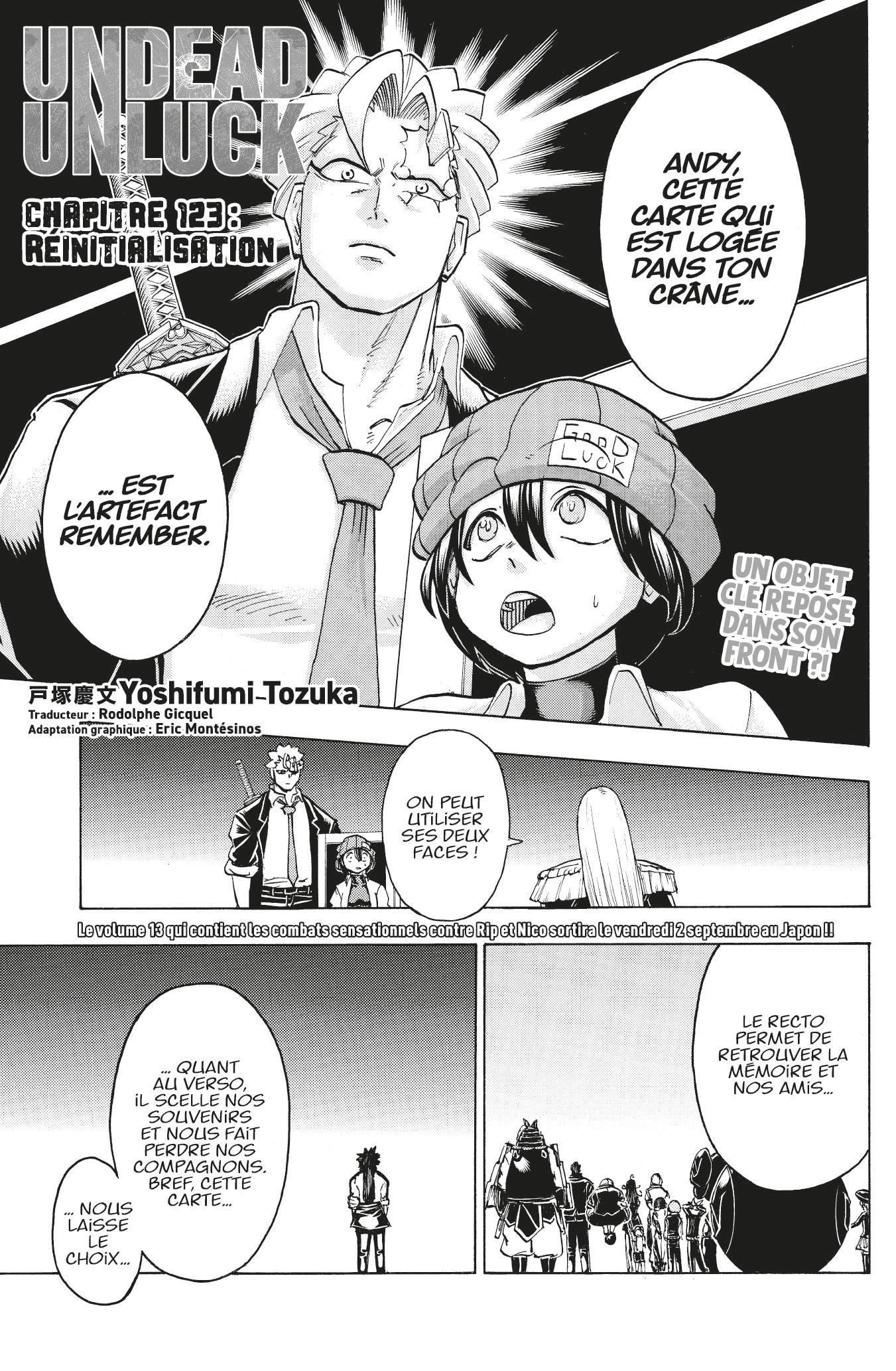 Read Undead Unluck FR Manga Online