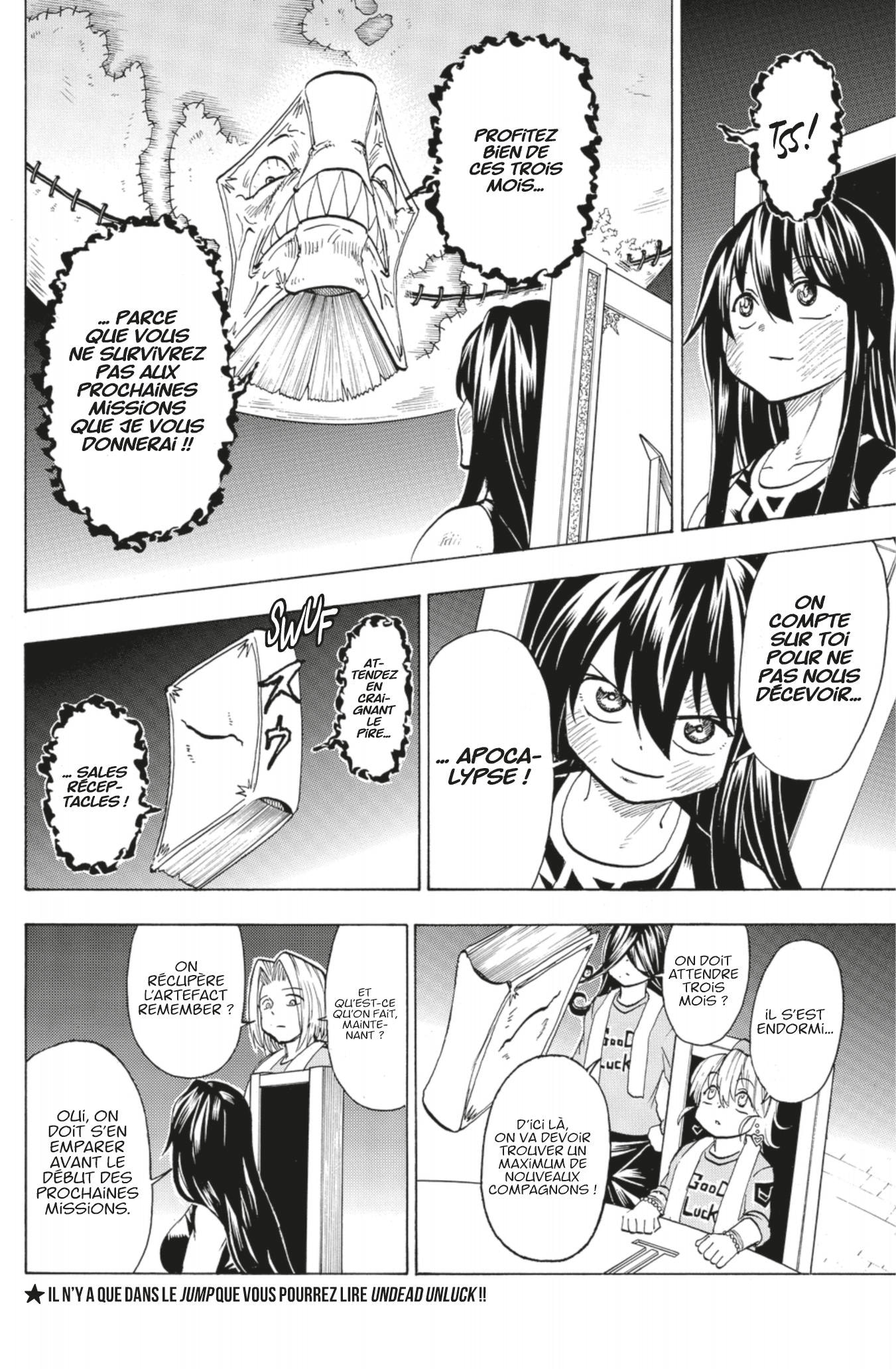 Read Undead Unluck FR Manga Online