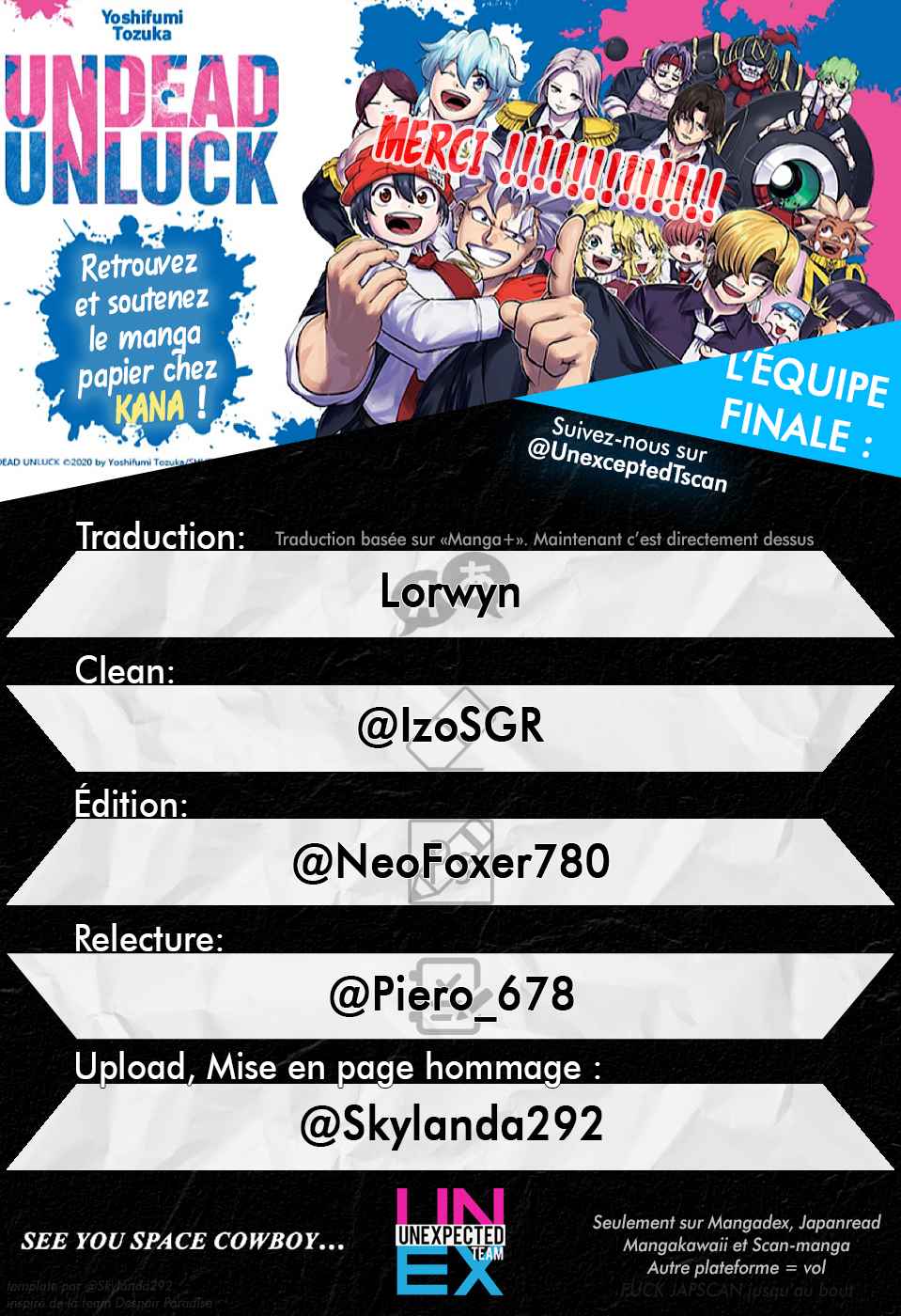 Read Undead Unluck FR Manga Online