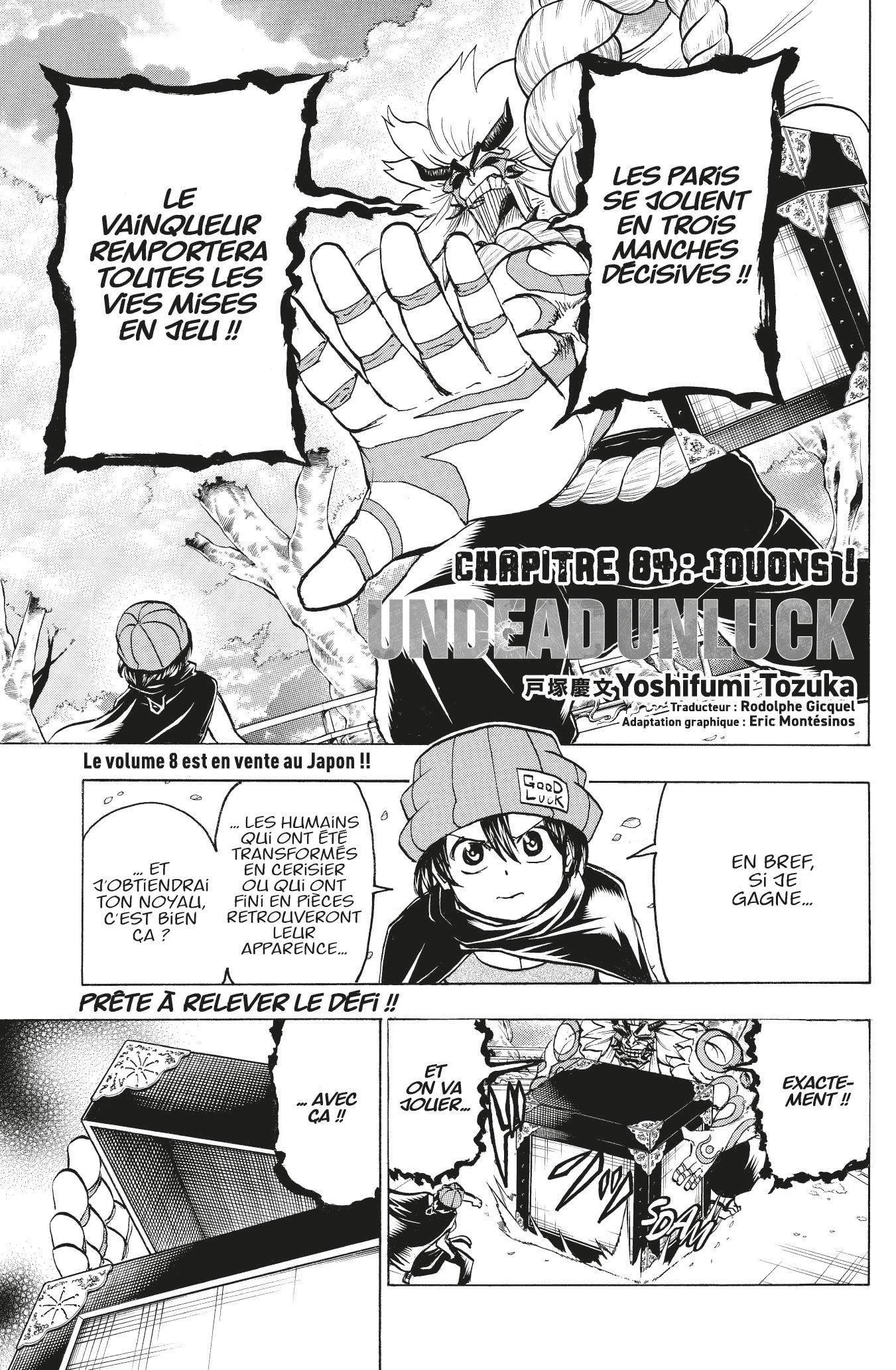 Read Undead Unluck FR Manga Online