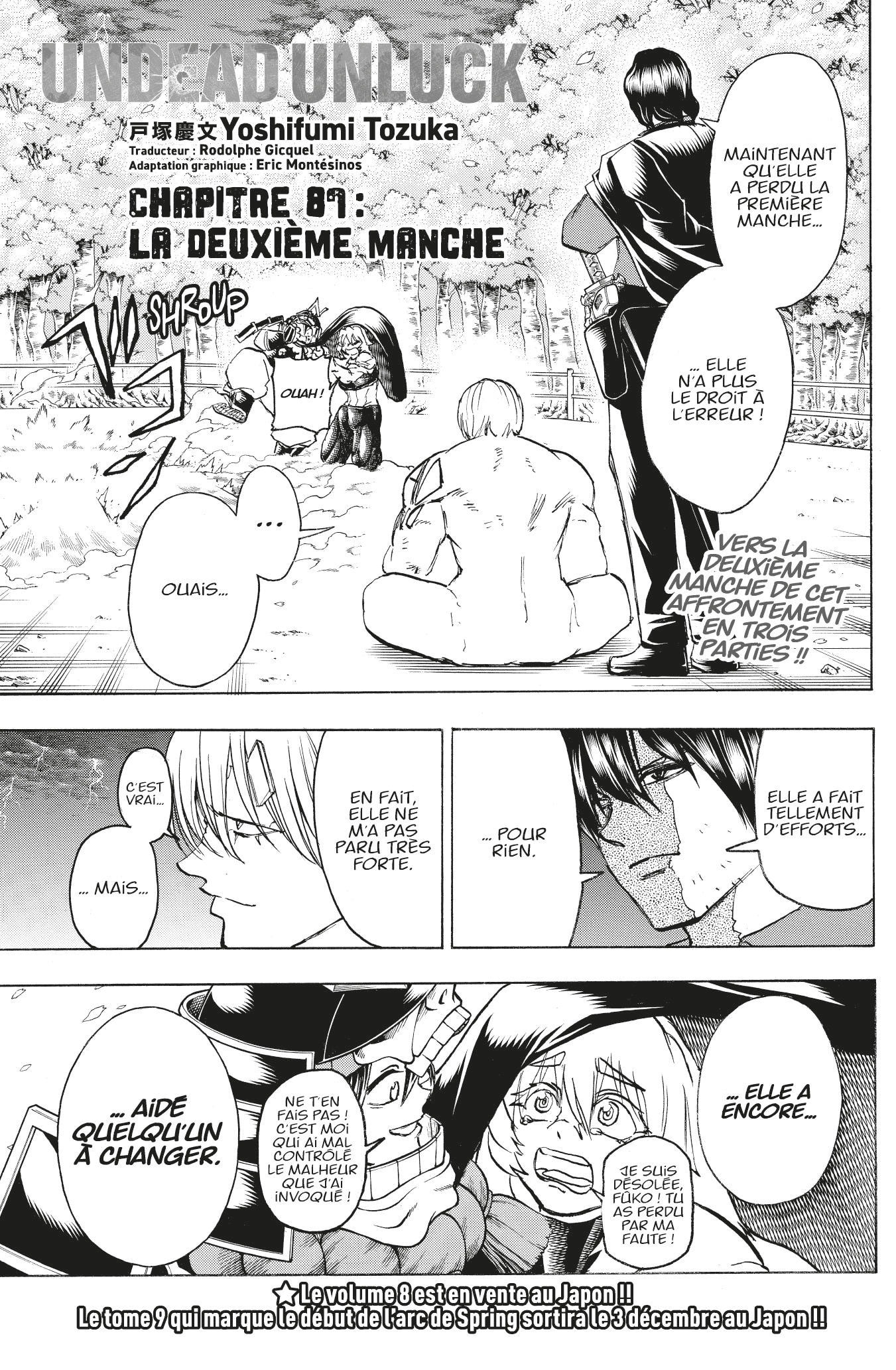 Read Undead Unluck FR Manga Online