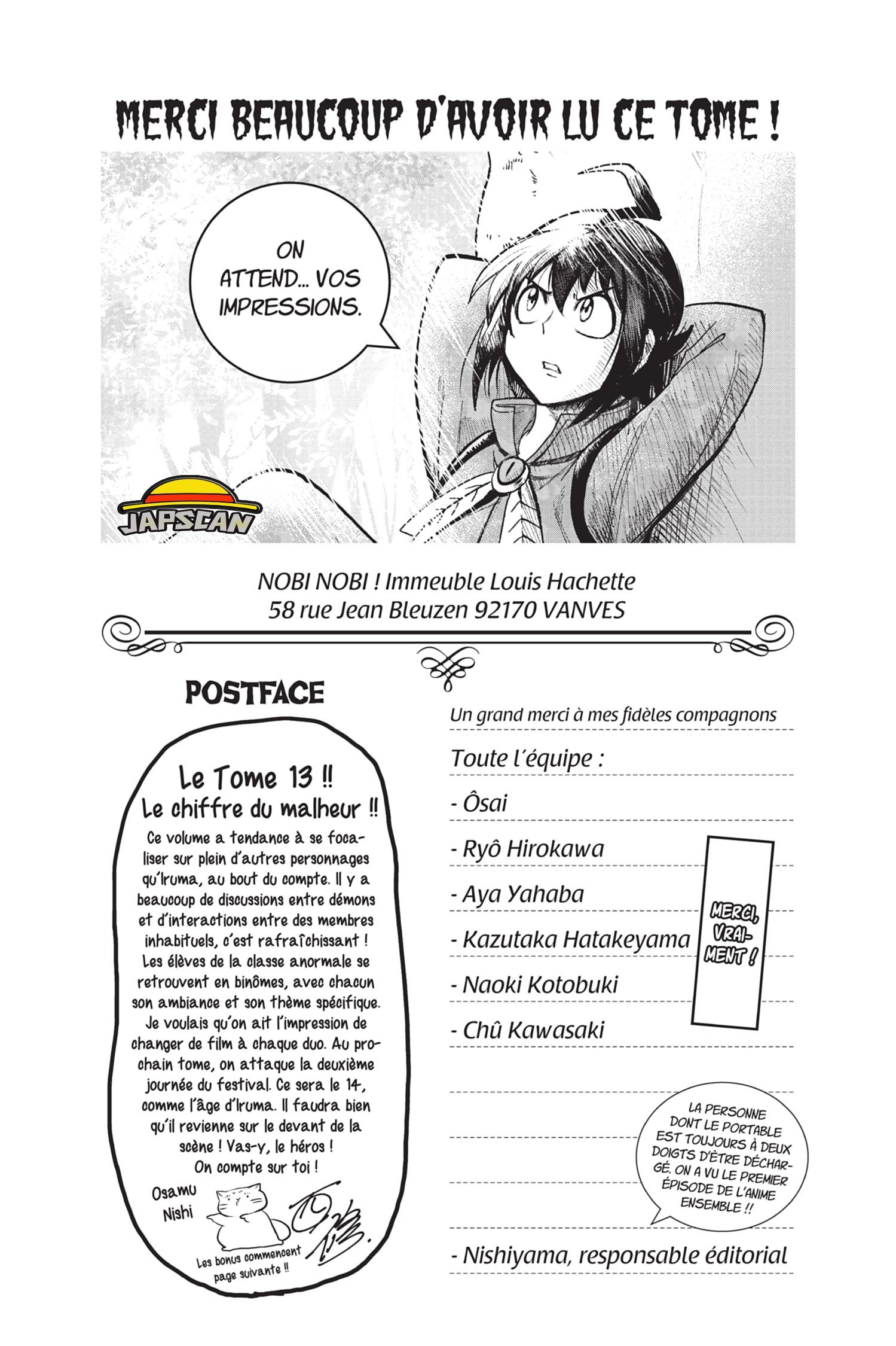 Read Welcome To Demon School Iruma-kun FR Manga Online