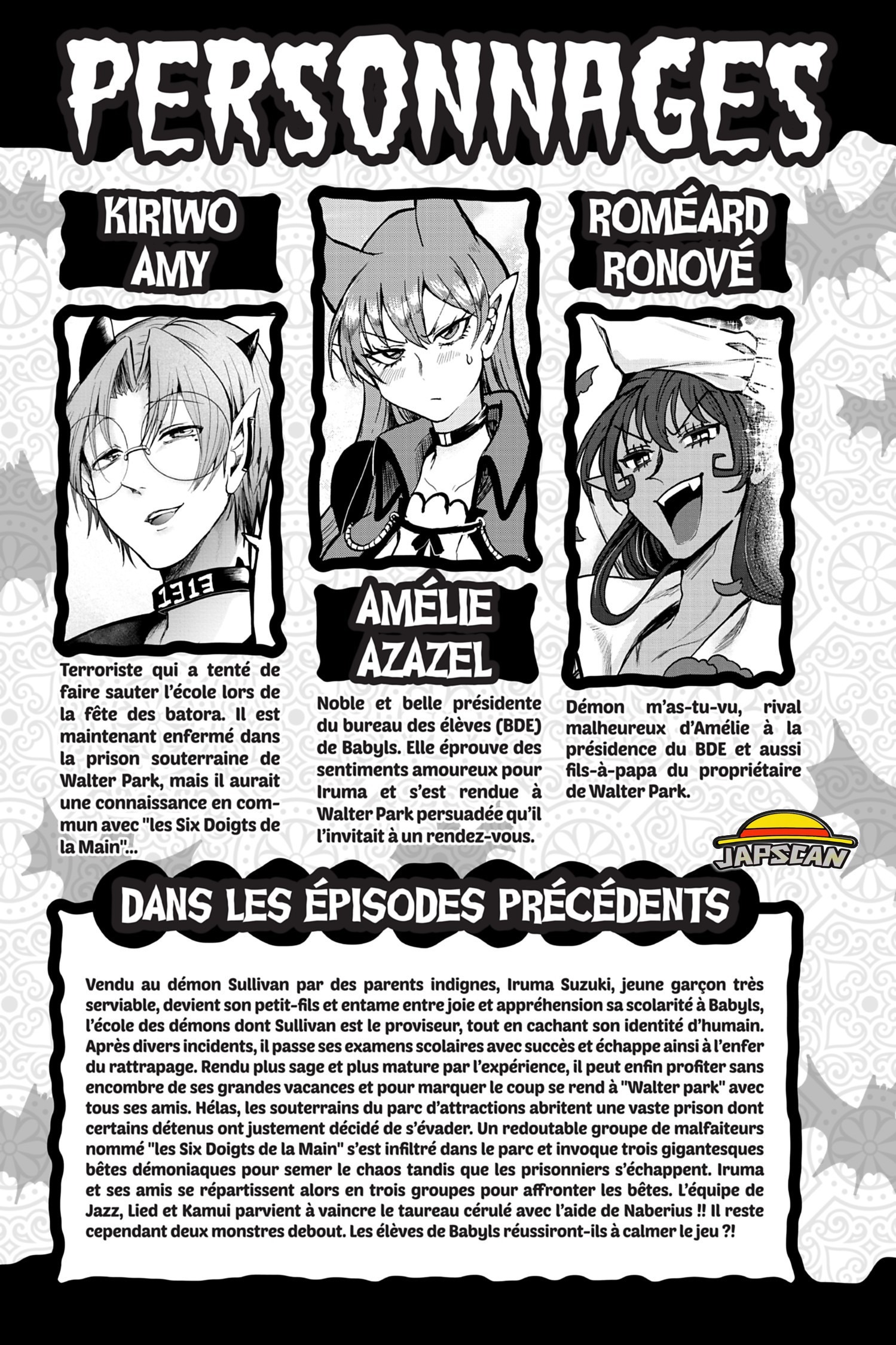 Read Welcome To Demon School Iruma-kun FR Manga Online