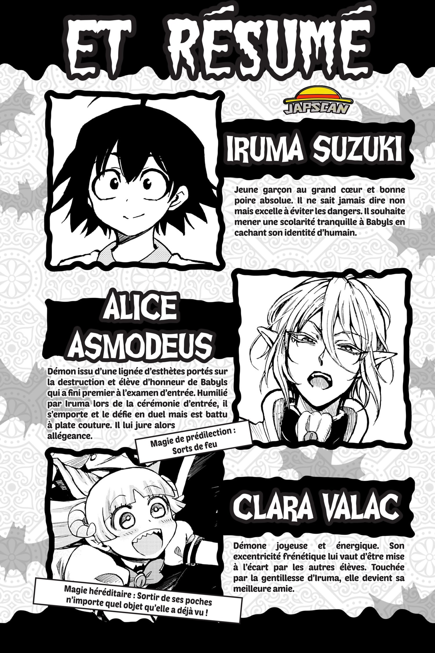 Read Welcome To Demon School Iruma-kun FR Manga Online