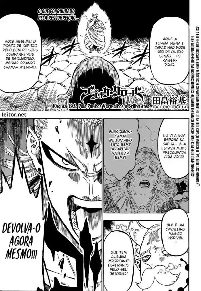 Read Black Clover PT  BR Manga Online