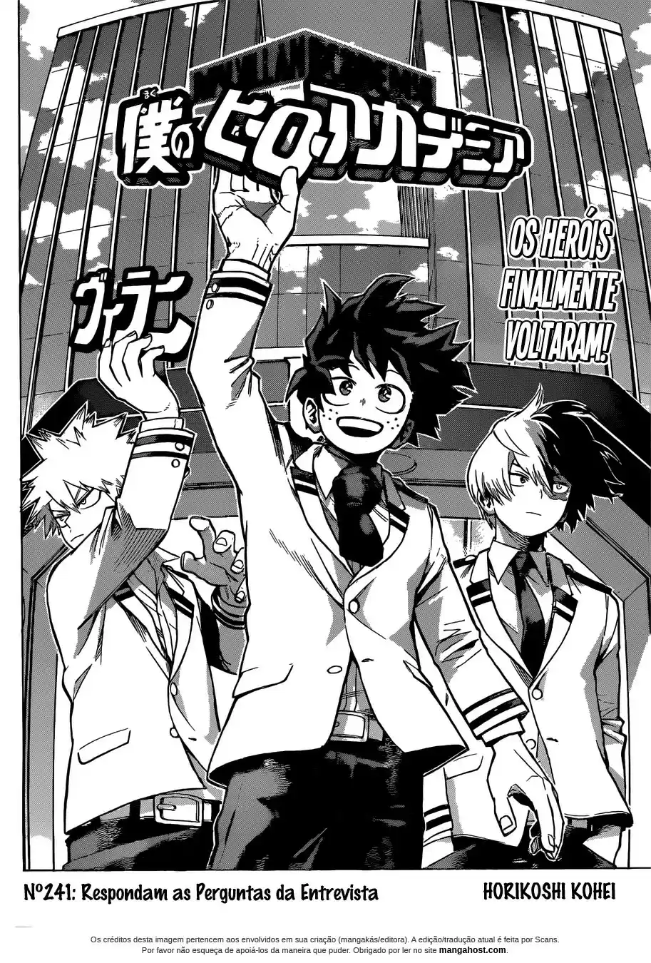 Read Boku no Hero Academia pt_br Manga Online