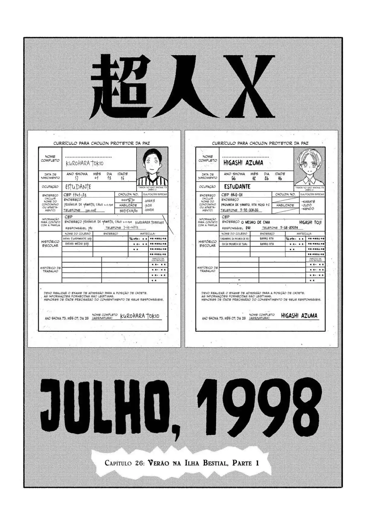 Read Choujin X pt_BR Manga Online