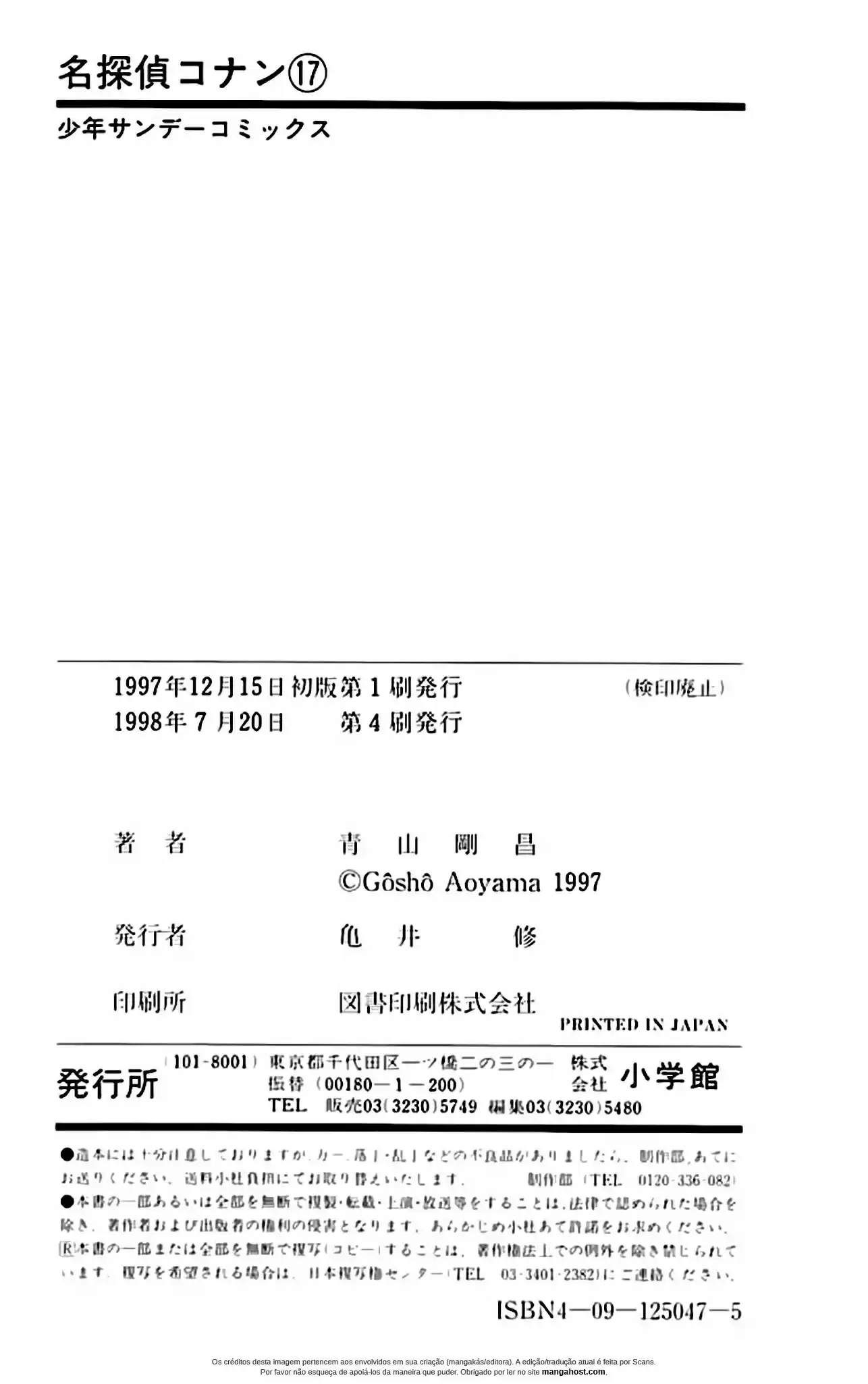 Read Detective Conan pt_BR Manga Online