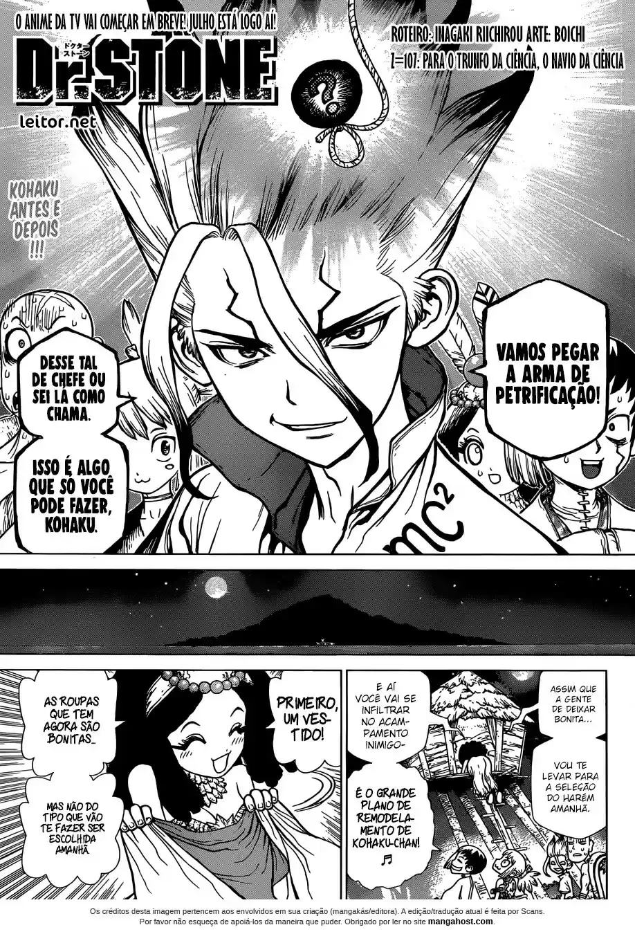 Read Dr. Stone pt_BR Manga Online