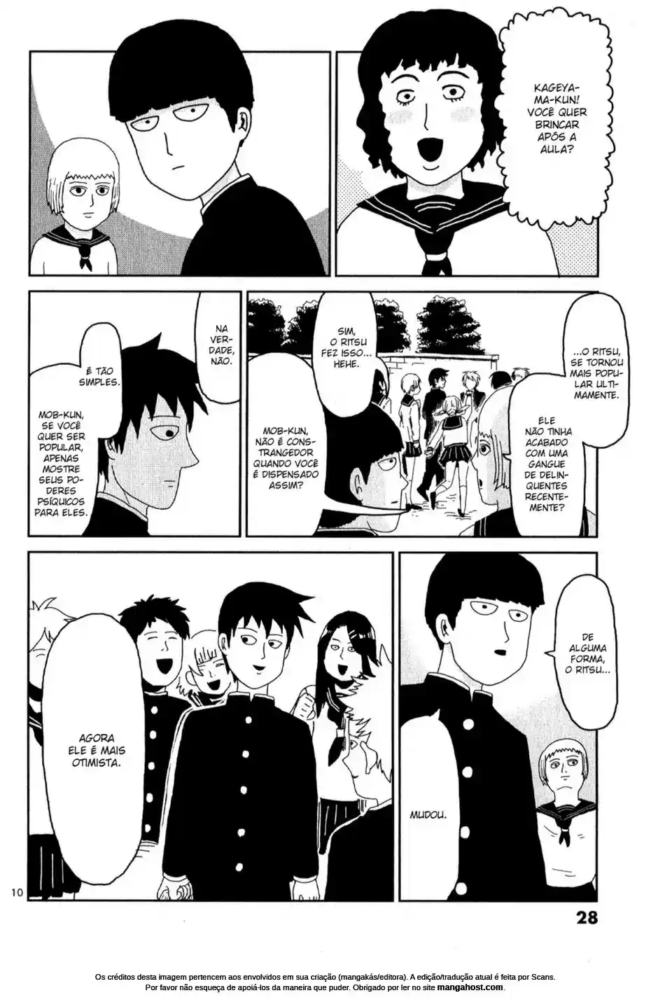 Read MOB Psycho 100 pt_BR Manga Online
