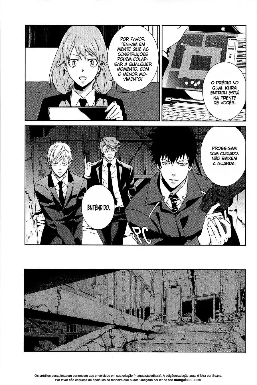 Read Psycho-Pass_ Kanshikan Kougami Shinya pt_BR Manga Online