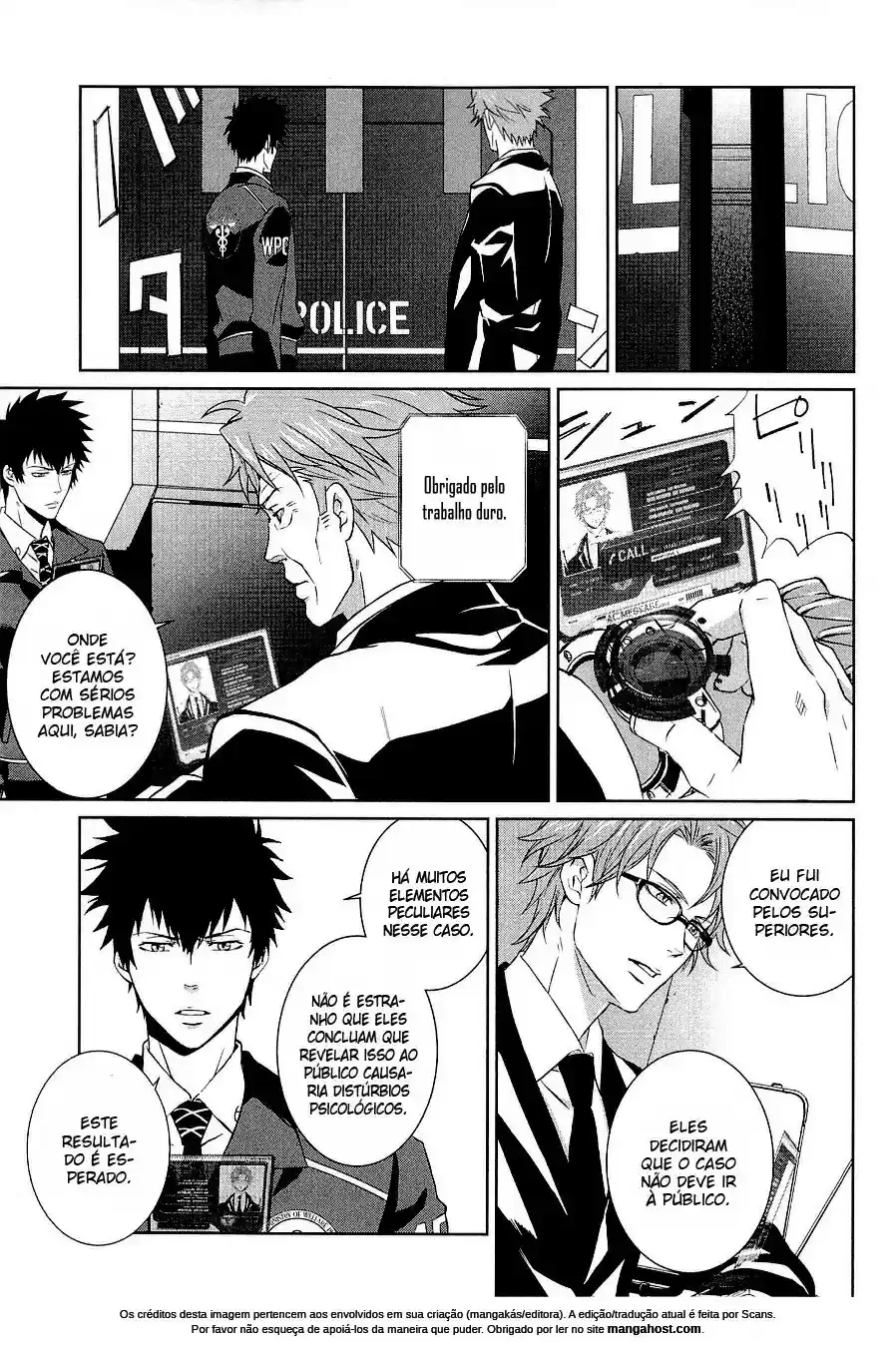 Read Psycho-Pass_ Kanshikan Kougami Shinya pt_BR Manga Online
