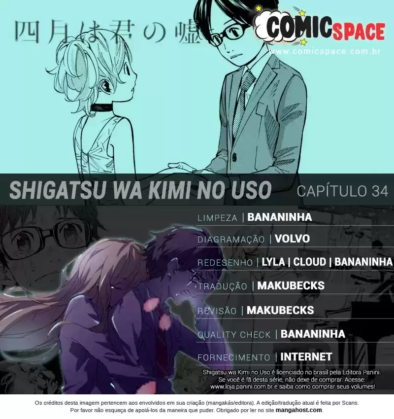 Read Shigatsu wa Kimi no Uso pt_br Manga Online