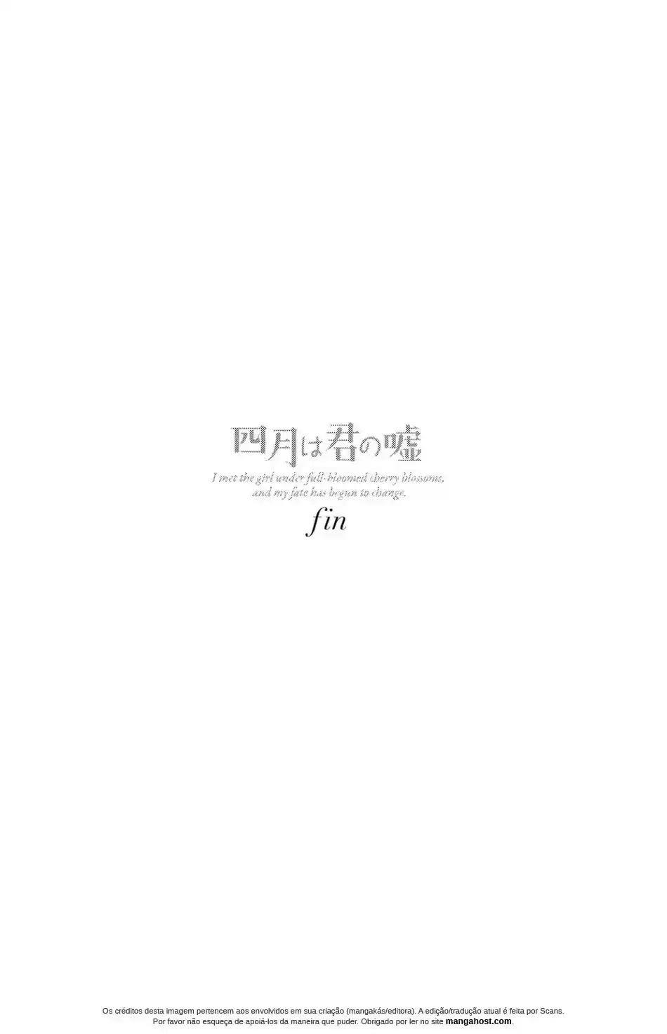 Read Shigatsu wa Kimi no Uso pt_br Manga Online
