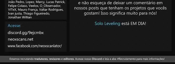 Read Solo Leveling PT -BR Manga Online