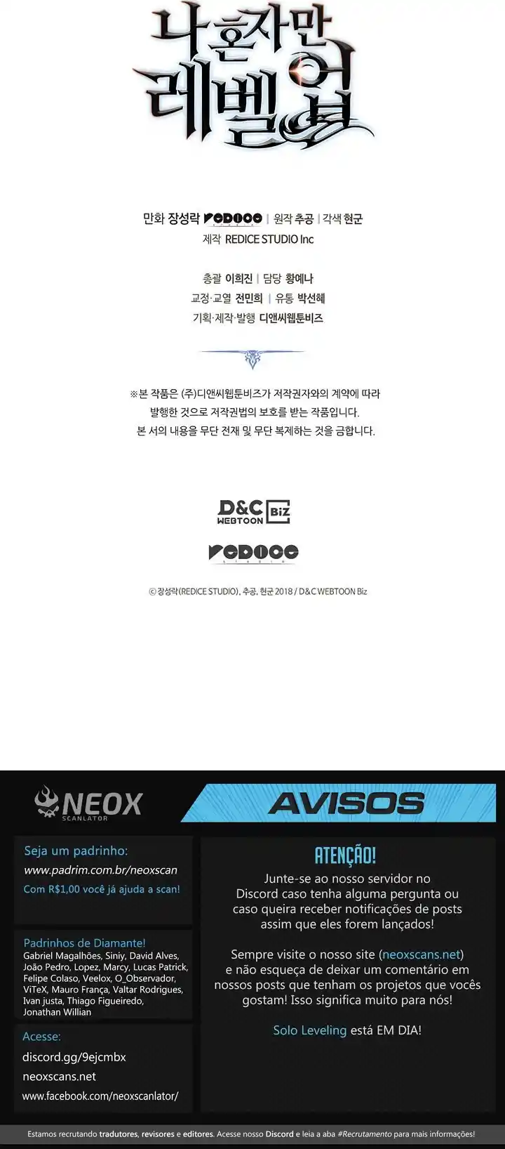 Read Solo Leveling PT -BR Manga Online
