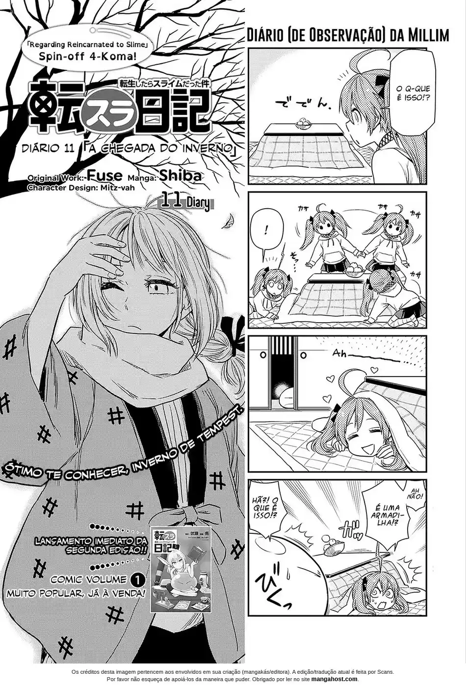 Read Tensura Nikki Tensei Shitara Slime Datta Ken pt_BR Manga Online