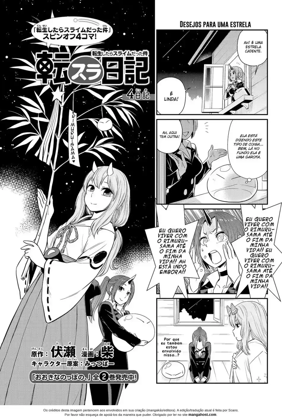 Read Tensura Nikki Tensei Shitara Slime Datta Ken pt_BR Manga Online