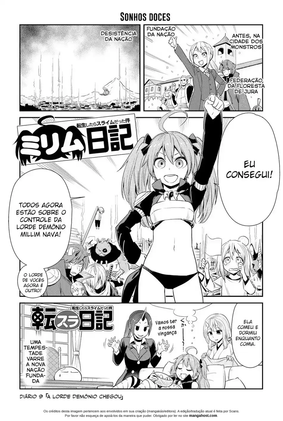 Read Tensura Nikki Tensei Shitara Slime Datta Ken pt_BR Manga Online