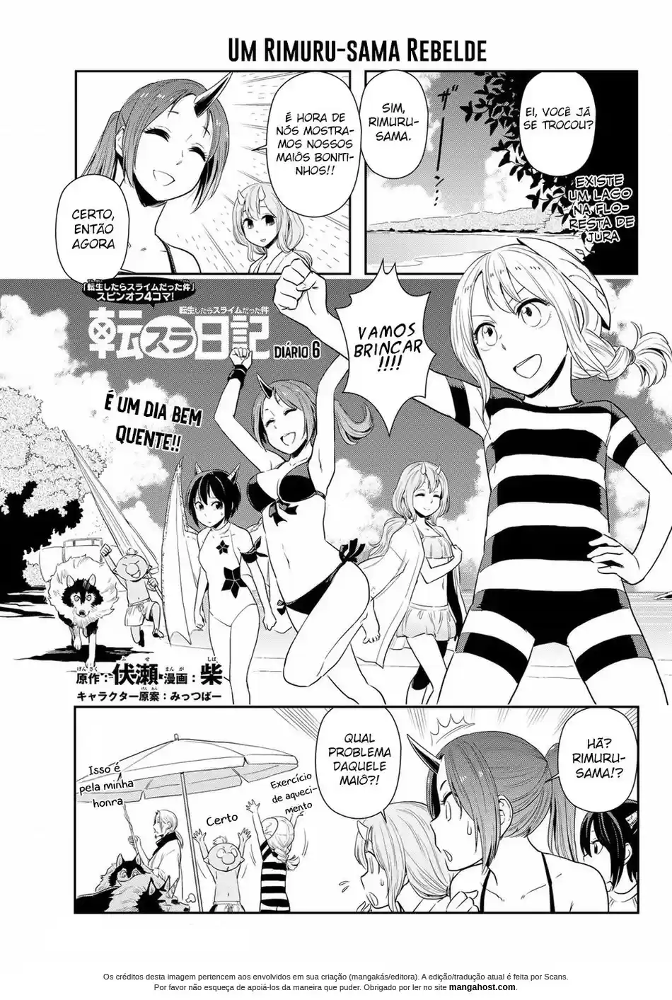 Read Tensura Nikki Tensei Shitara Slime Datta Ken pt_BR Manga Online