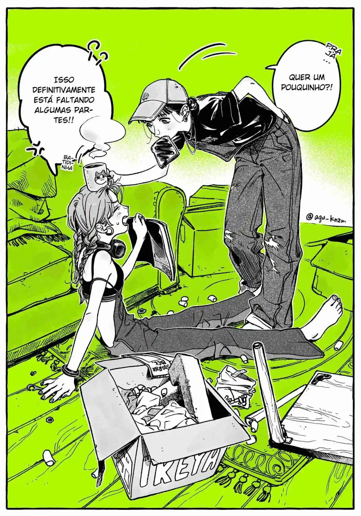 Read The Guy She Was Interested in Wasn't a Guy At All pt_BR Manga Online