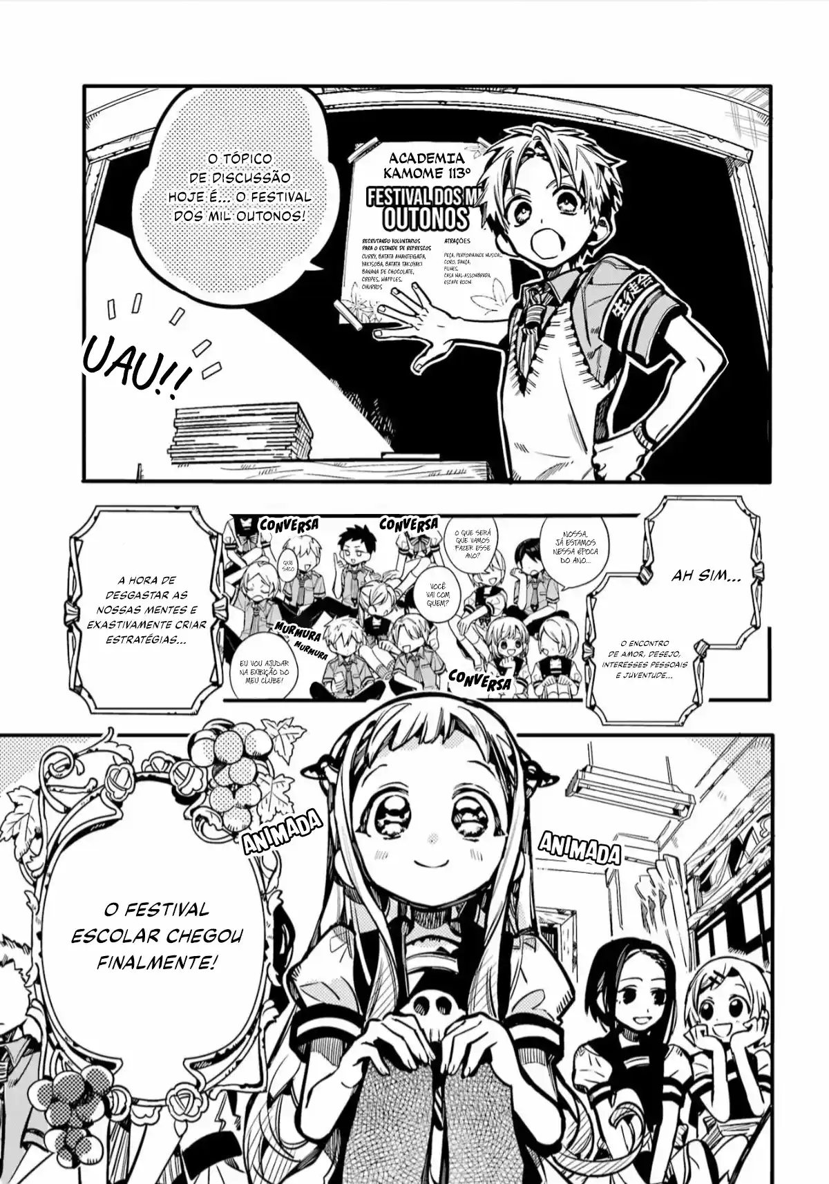 Read Toilet-bound Hanako-kun pt_BR Manga Online