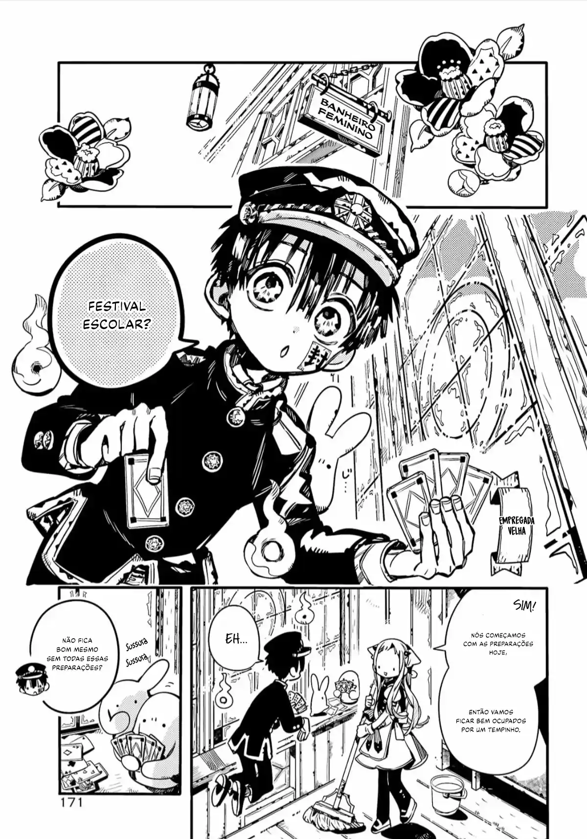 Read Toilet-bound Hanako-kun pt_BR Manga Online
