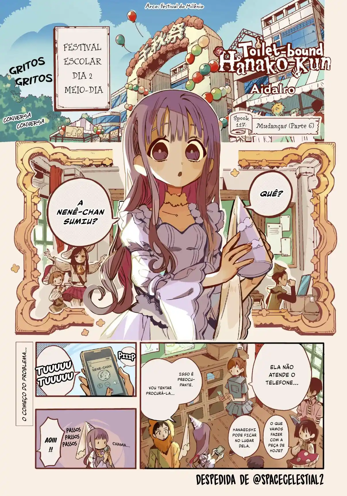 Read Toilet-bound Hanako-kun pt_BR Manga Online