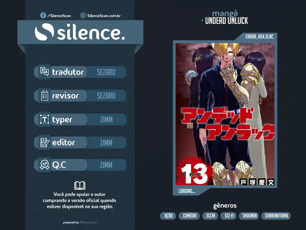 Read Undead Unluck pt_BR Manga Online